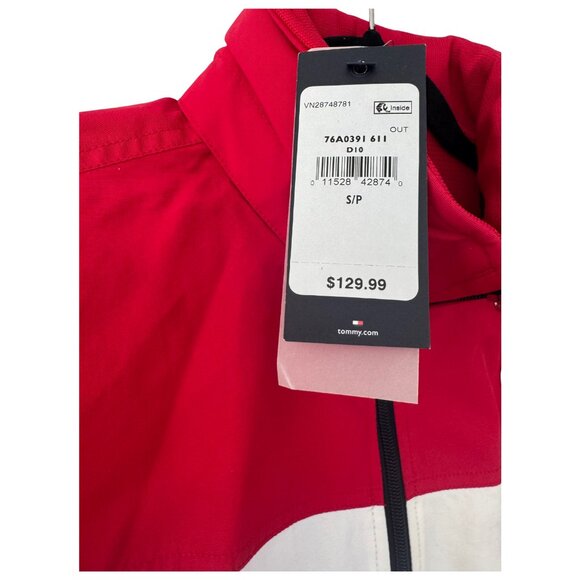 Tommy Hilfiger Regatta Water-Resistant Jacket Red White Blue Women's Small NEW - Picture 8 of 10